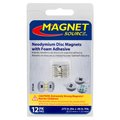 Master Magnetics Magnet Disc W/Adh 12Pc 07526